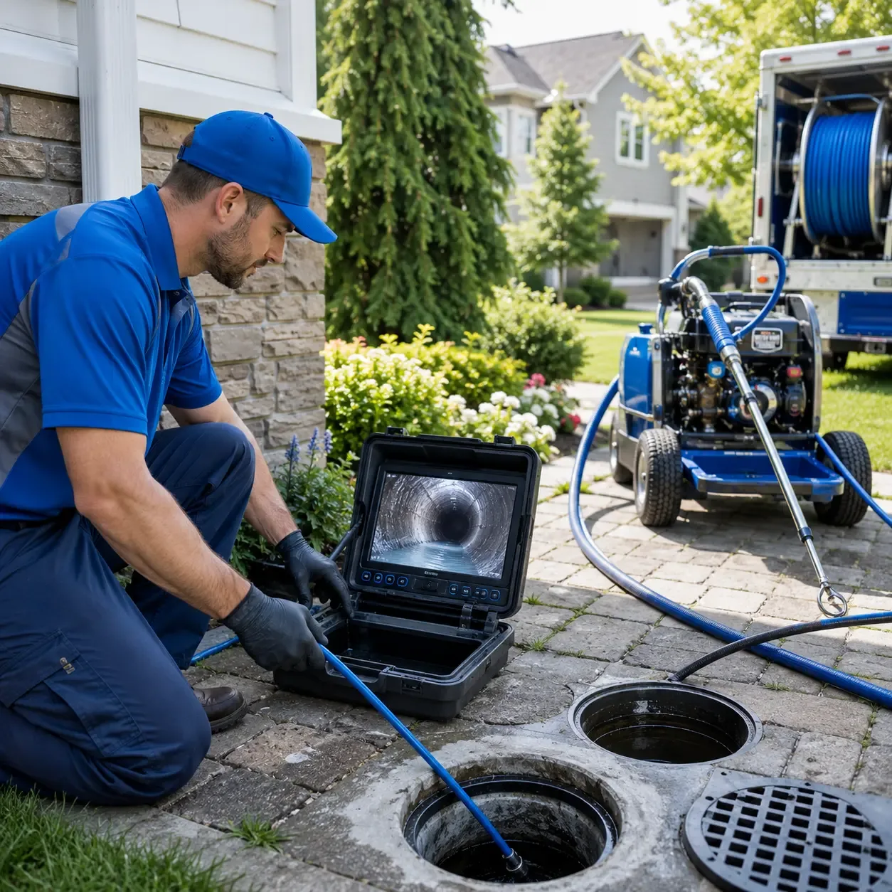 Outdoor drain cleaning professionals serving Clintonville, PA